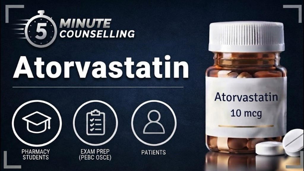 5-Minute Counselling Series – Atorvastatin