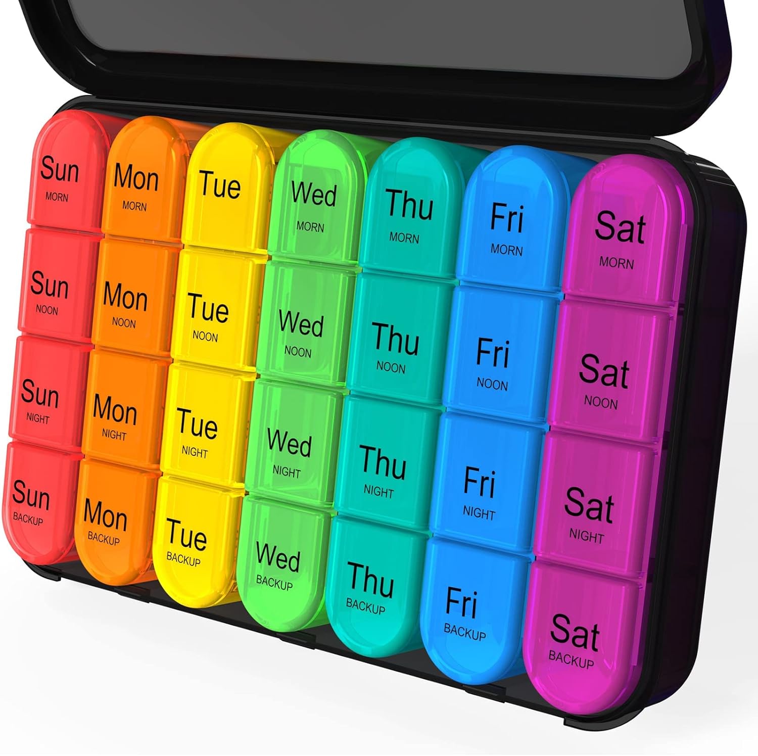 Daviky Weekly Pill Organizer (4× daily)
