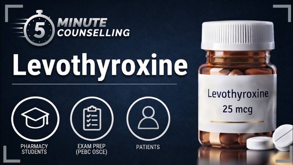 Pharmacy Counseling | Levothyroxine | 5-Minute Counselling Series