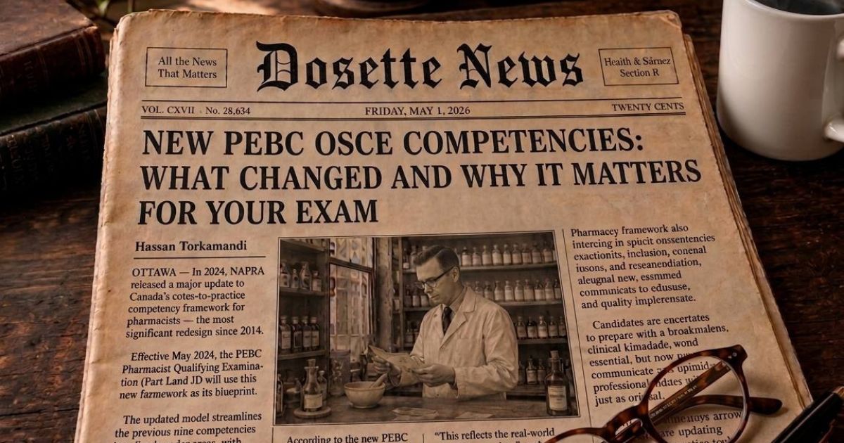 NAPRA's New Pharmacist Competencies: What Changed and What It Means for Your OSCE Exam