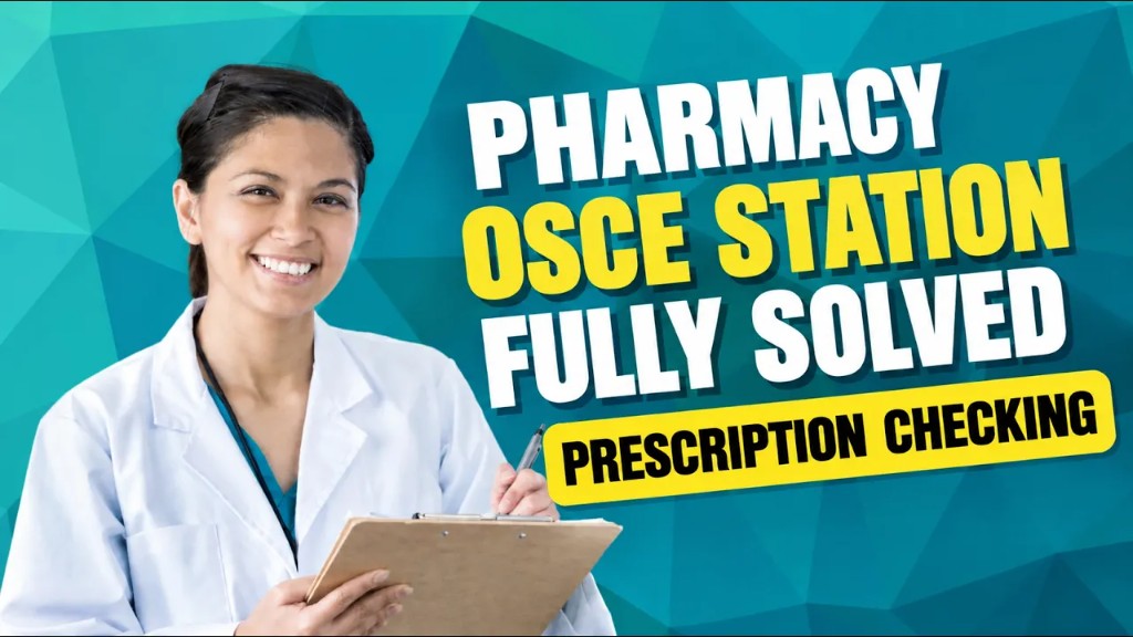 Pharmacy OSCE Station – Prescription Checking Fully Solved